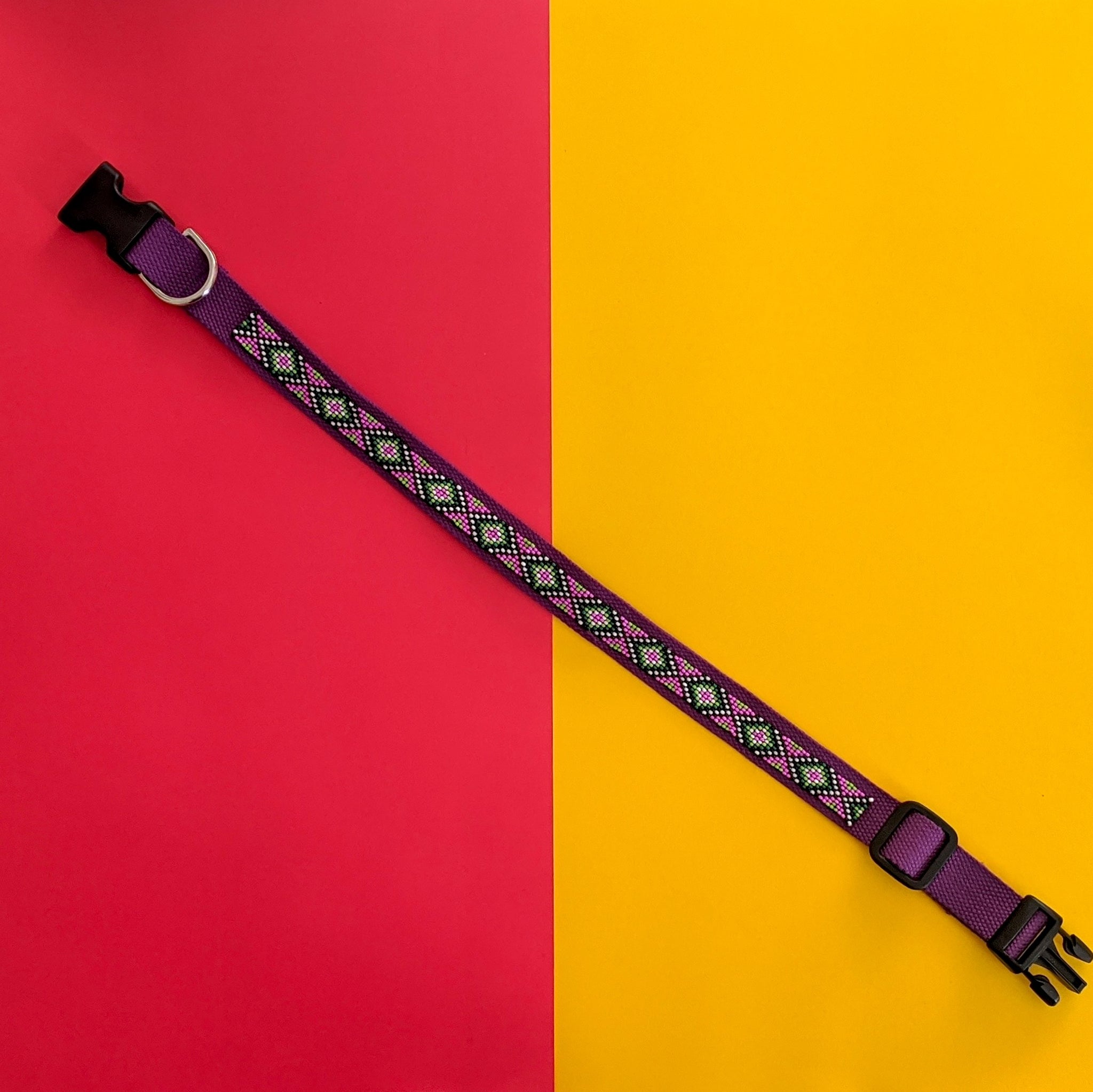 Forest Diamonds Dog Collar