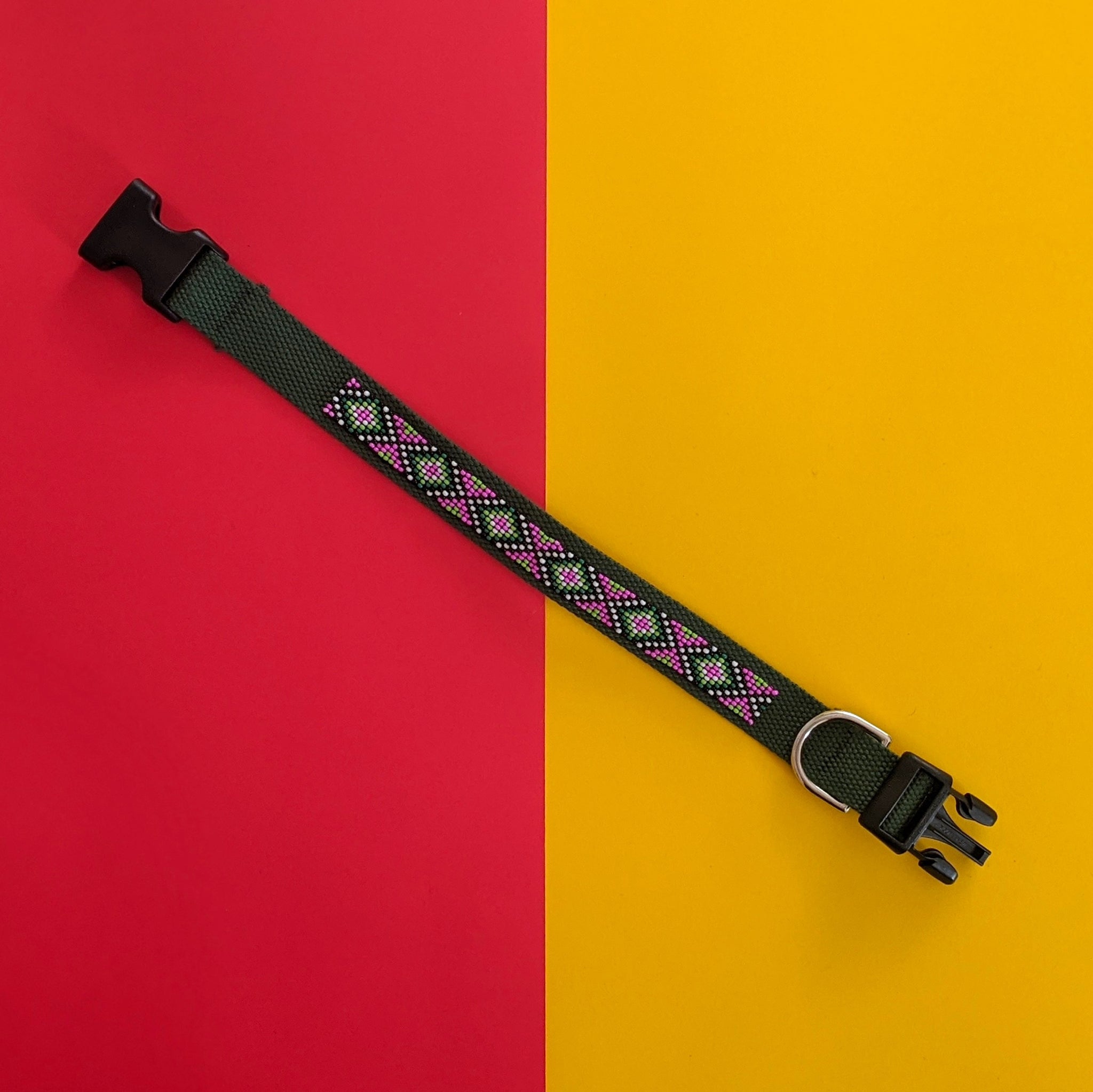 Forest Diamonds Dog Collar