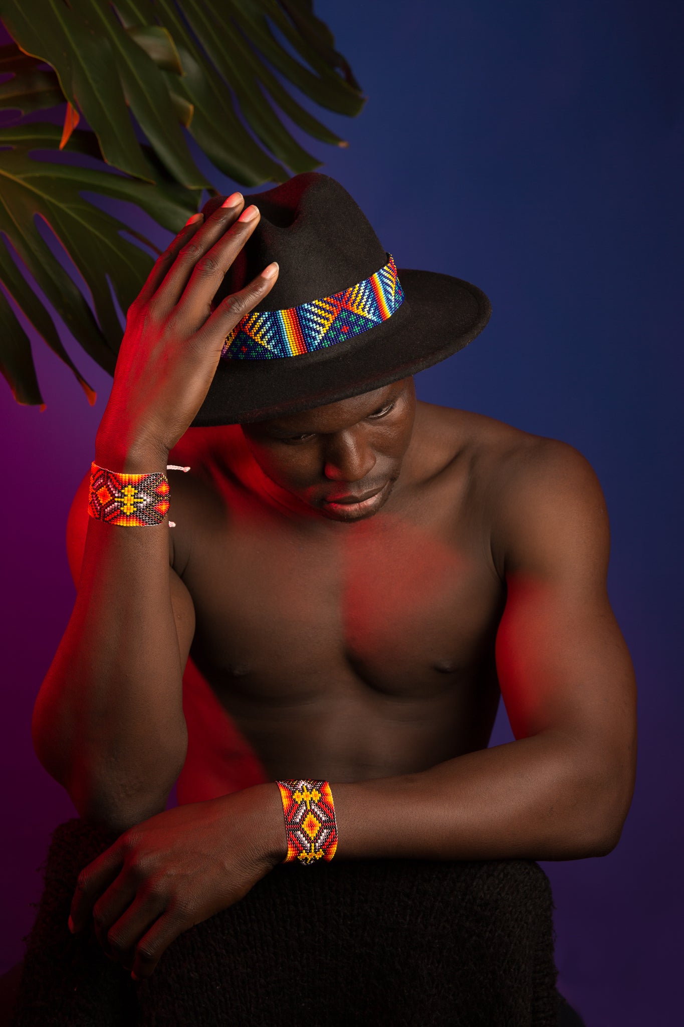 Rainbow Mountain Hat belt