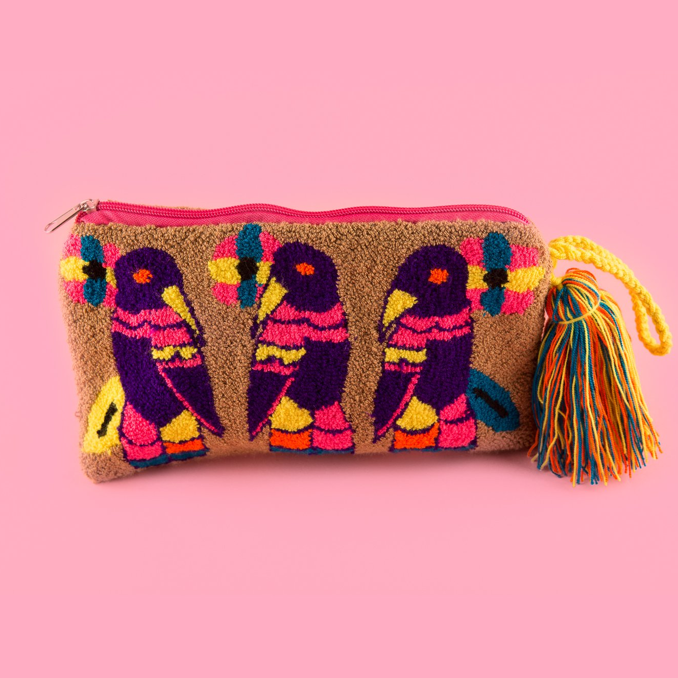 Brown Bird Clutch