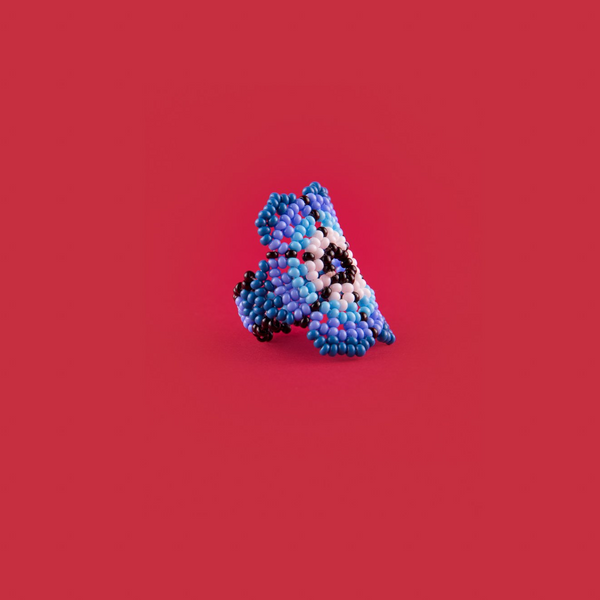 Blue Flower Ring