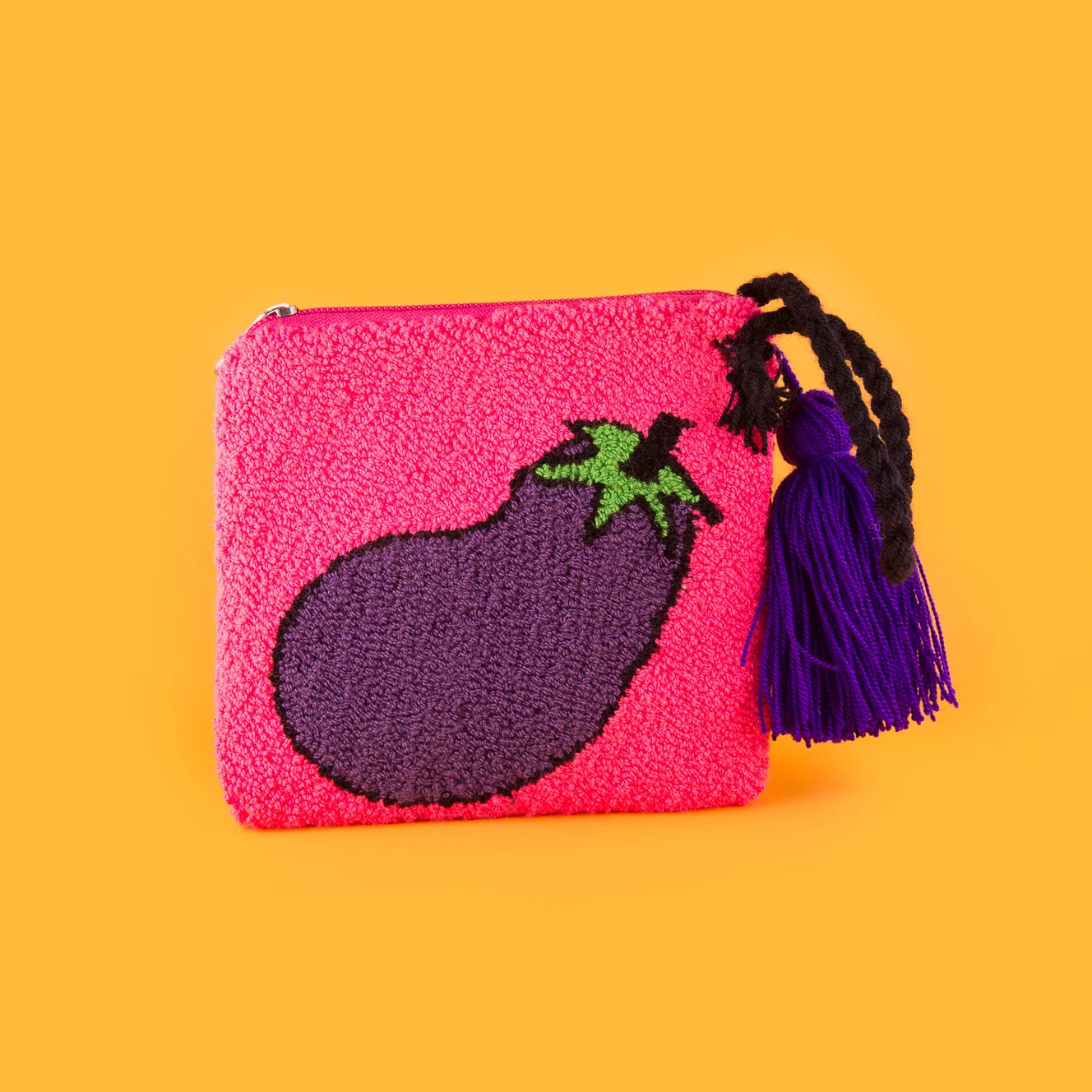 Pink Eggplant Purse