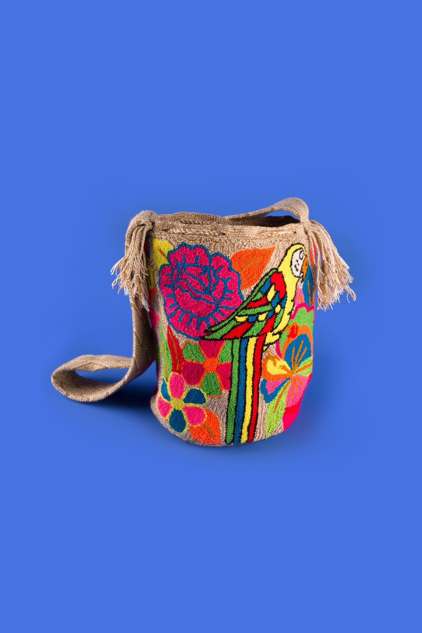 Flower Parrots Mochila