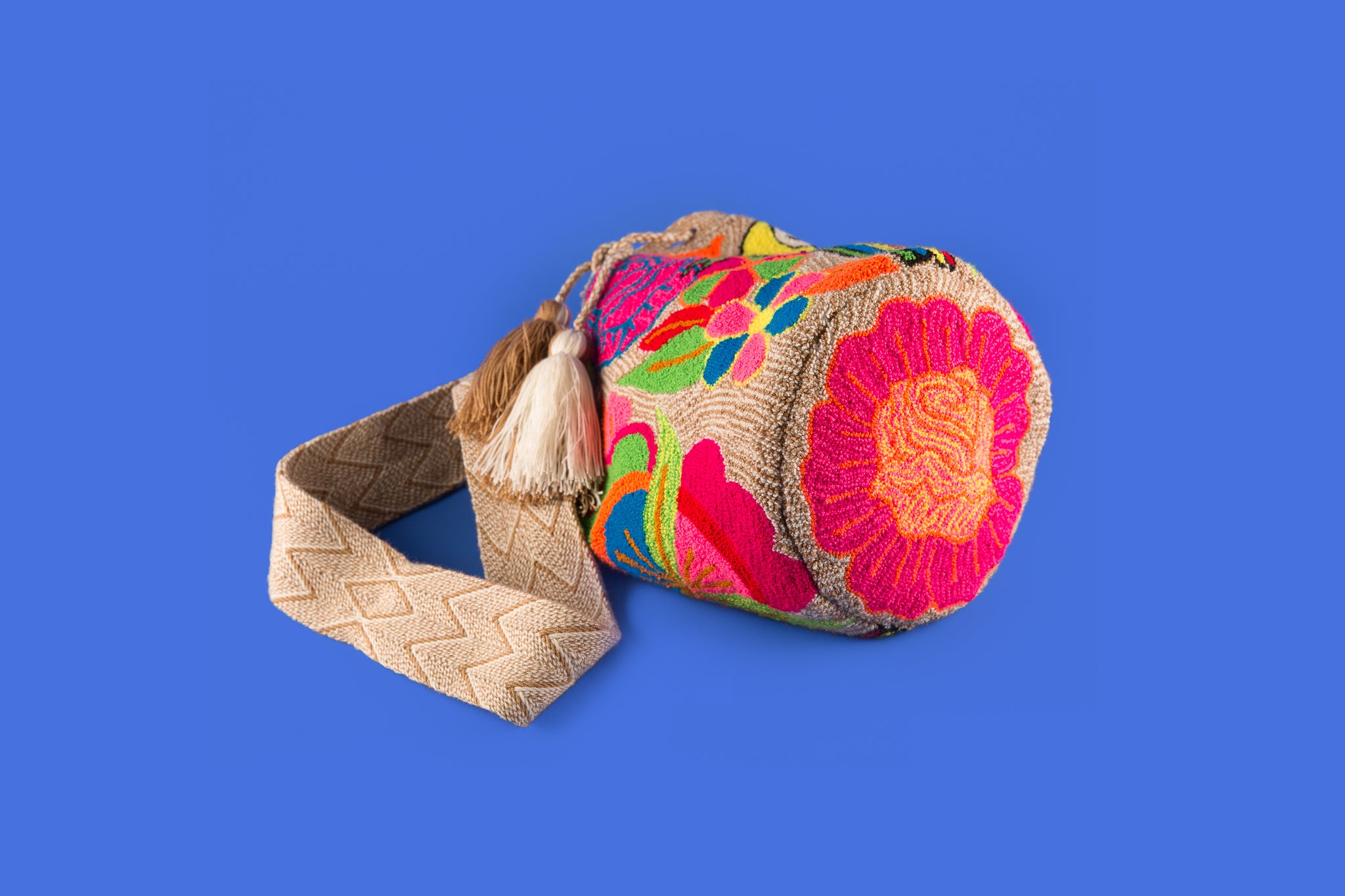 Flower Parrots Mochila