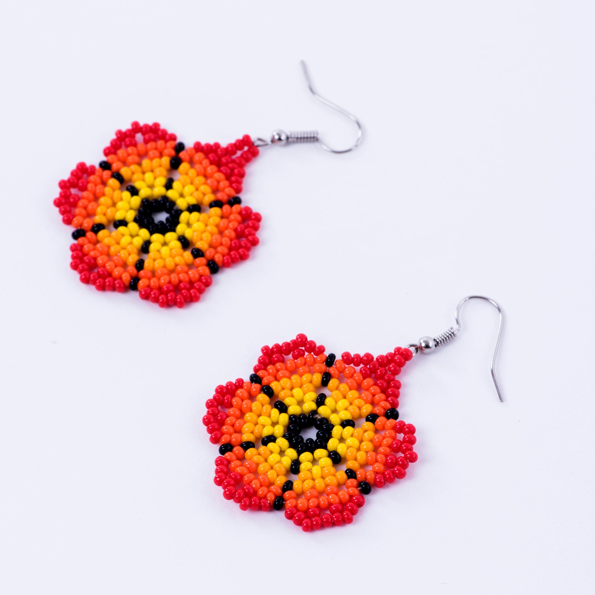 Sunset Flower Earrings