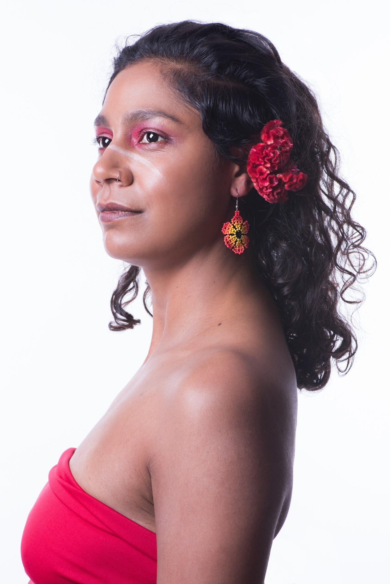 Sunset Flower Earrings